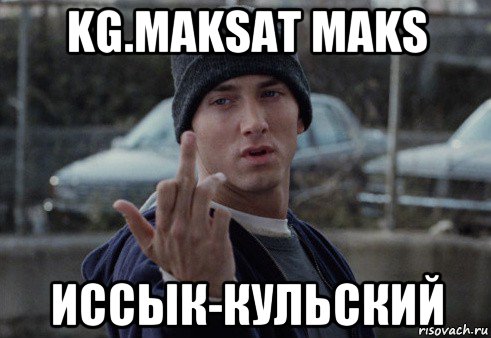 kg.maksat maks иссык-кульский, Мем  Eminem