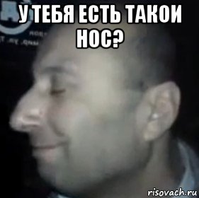 у тебя есть такои нос? 