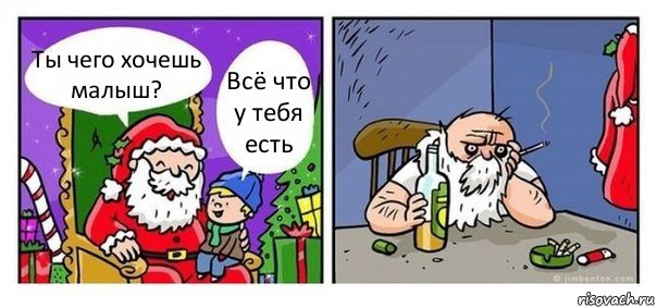 Ты чего хочешь малыш? Всё что у тебя есть