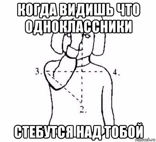 когда видишь что одноклассники стебутся над тобой, Мем  Перекреститься