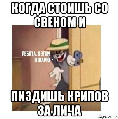 когда стоишь со свеном и пиздишь крипов за лича, Мем Ребята я в этом шарю