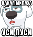 какая милаха уси пуси, Мем  Стикер вк