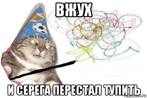 вжух и серега перестал тупить, Мем Вжух