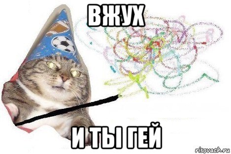 вжух и ты гей, Мем Вжух