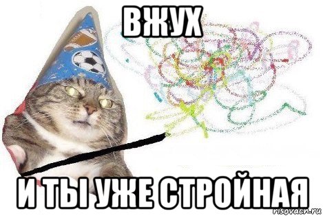 вжух и ты уже стройная, Мем Вжух