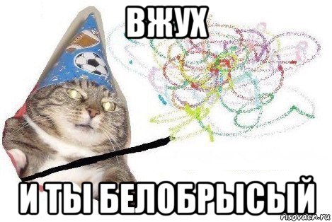 вжух и ты белобрысый, Мем Вжух