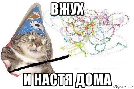 вжух и настя дома, Мем Вжух