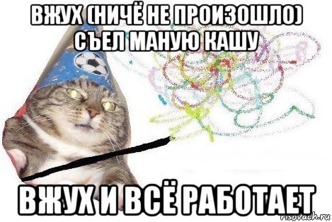 вжух и отразил в чх, Мем Вжух