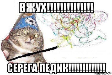 вжух!!!!!!!!!!!!!! серега педик!!!!!!!!!!!!!, Мем Вжух