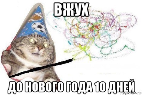 вжух до нового года 10 дней, Мем Вжух