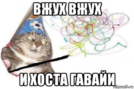 вжух вжух и хоста гавайи, Мем Вжух