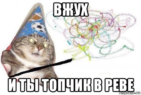 вжух и ты топчик в реве, Мем Вжух