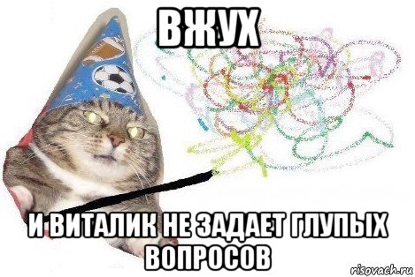 вжух и виталик не задает глупых вопросов, Мем Вжух