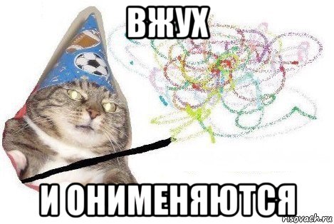 вжух и онименяются, Мем Вжух