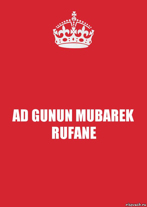 AD GUNUN MUBAREK RUFANE, Комикс Keep Calm 3