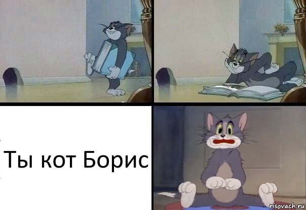 Ты кот Борис, Комикс  Кот Том в шоке