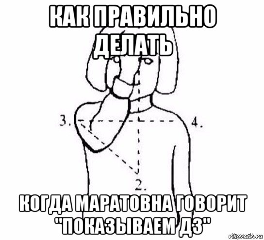 как правильно делать когда маратовна говорит "показываем дз", Мем  Перекреститься