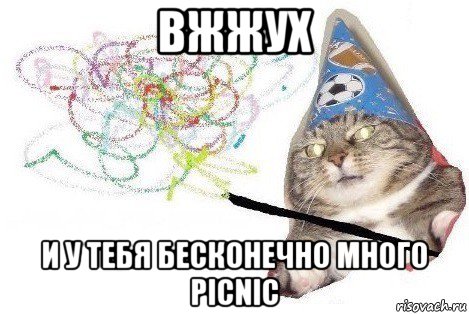 вжжух и у тебя бесконечно много picnic, Мем Вжух мем