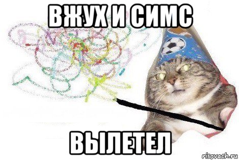 вжух и симс вылетел, Мем Вжух мем