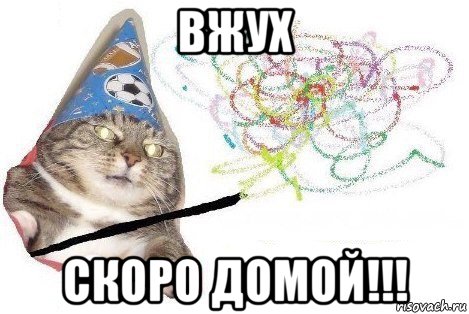 вжух скоро домой!!!, Мем Вжух