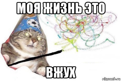 моя жизнь это вжух, Мем Вжух