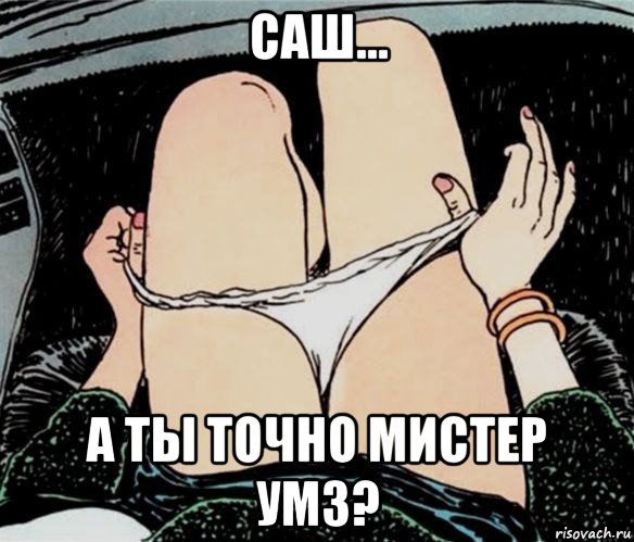 саш... а ты точно мистер умз?, Мем А ты точно