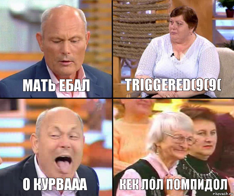 triggered(9(9( мать ебал О КУРВААА кек лол помпидол, Комикс малахов плюс