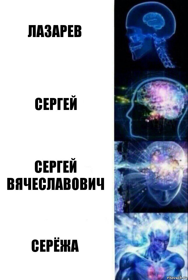 Лазарев Сергей Сергей Вячеславович Серёжа, Комикс  Сверхразум