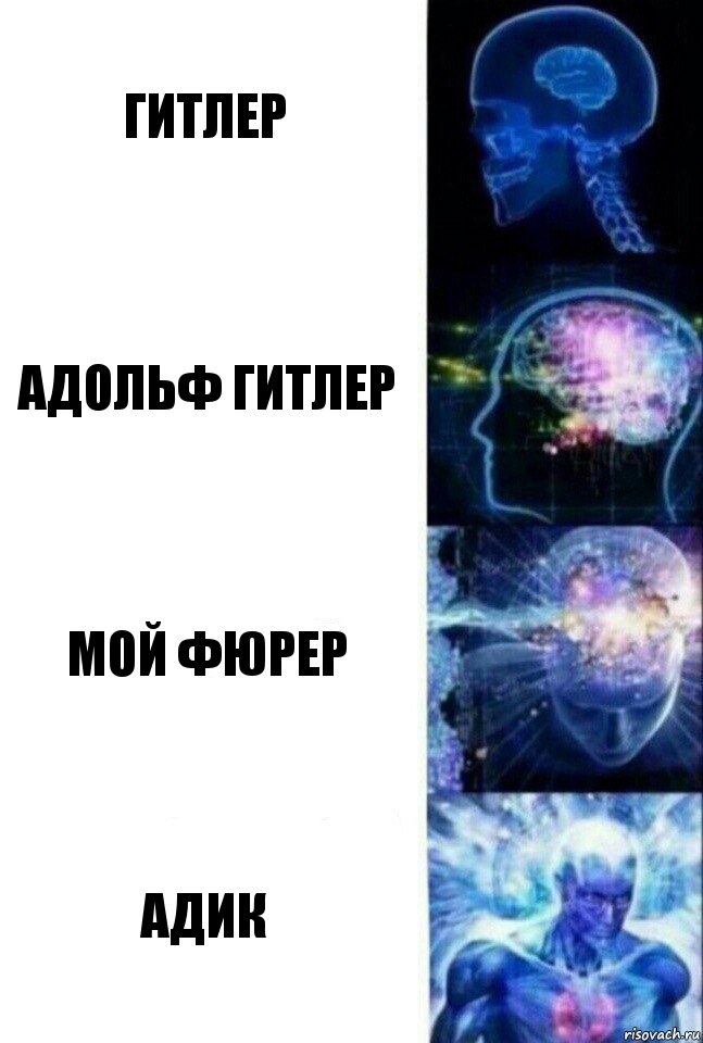 Гитлер Адольф Гитлер Мой фюрер Адик, Комикс  Сверхразум