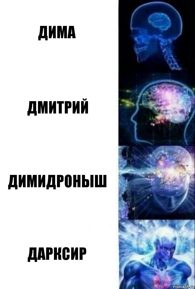 Дима Дмитрий Димидроныш ДаркСир, Комикс  Сверхразум