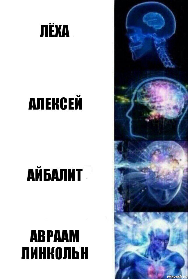 Лёха Алексей Айбалит Авраам Линкольн, Комикс  Сверхразум