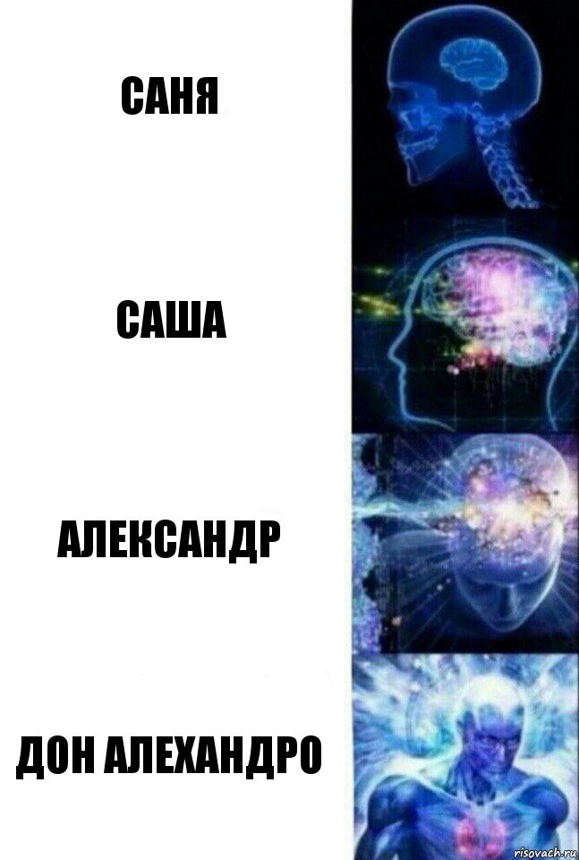 Саня Саша Александр Дон Алехандро, Комикс  Сверхразум