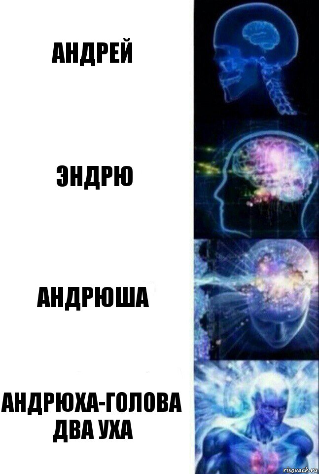 Андрей Эндрю Андрюша Андрюха-голова два уха, Комикс  Сверхразум