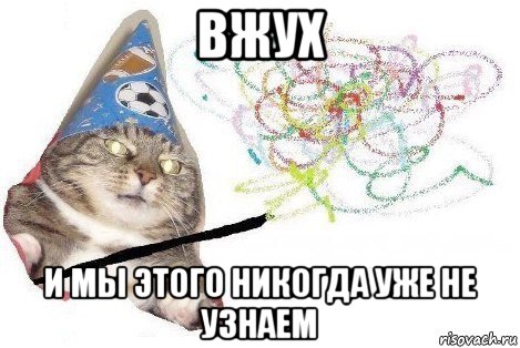 вжух и мы этого никогда уже не узнаем, Мем Вжух