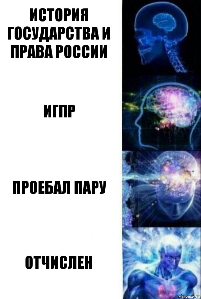 История государства и права России Игпр Проебал пару Отчислен, Комикс  Сверхразум