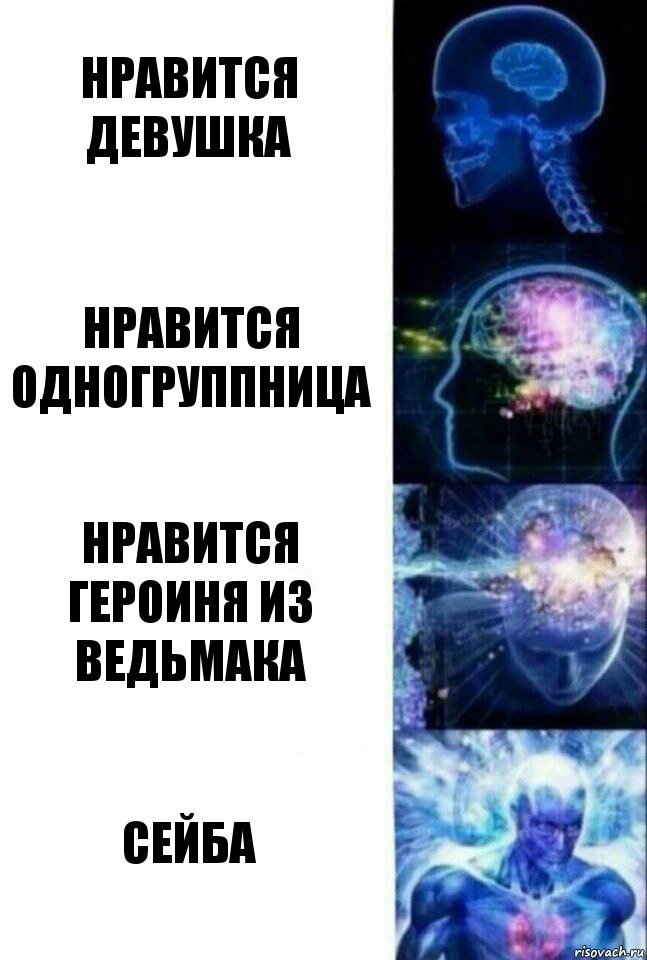 Нравится девушка Нравится одногруппница Нравится героиня из ведьмака Сейба, Комикс  Сверхразум