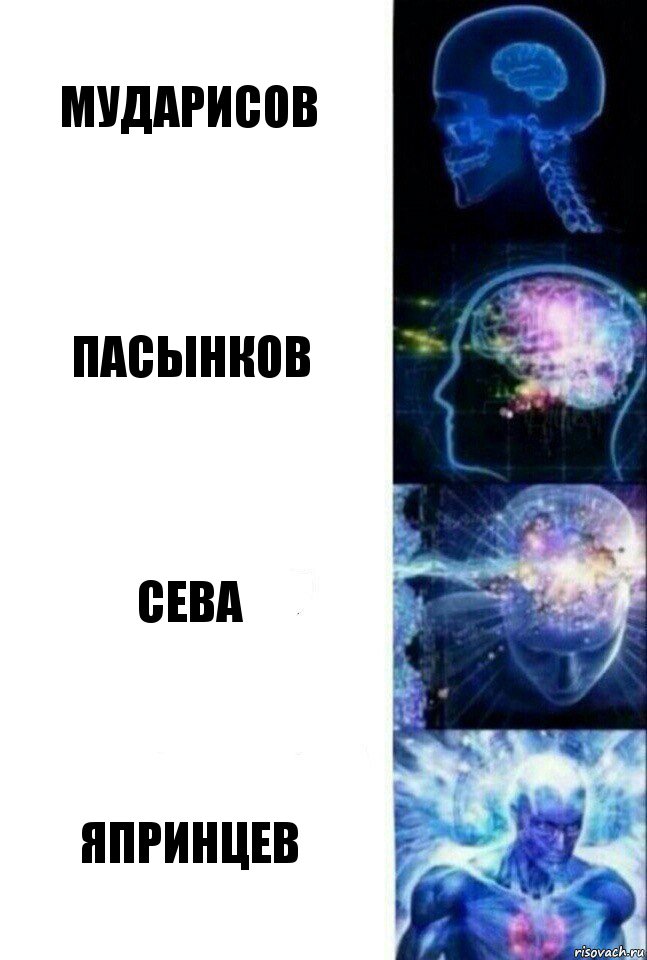 Мударисов Пасынков Сева япринцев, Комикс  Сверхразум