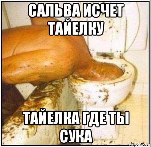 сальва исчет тайелку тайелка где ты сука, Мем Дайвер