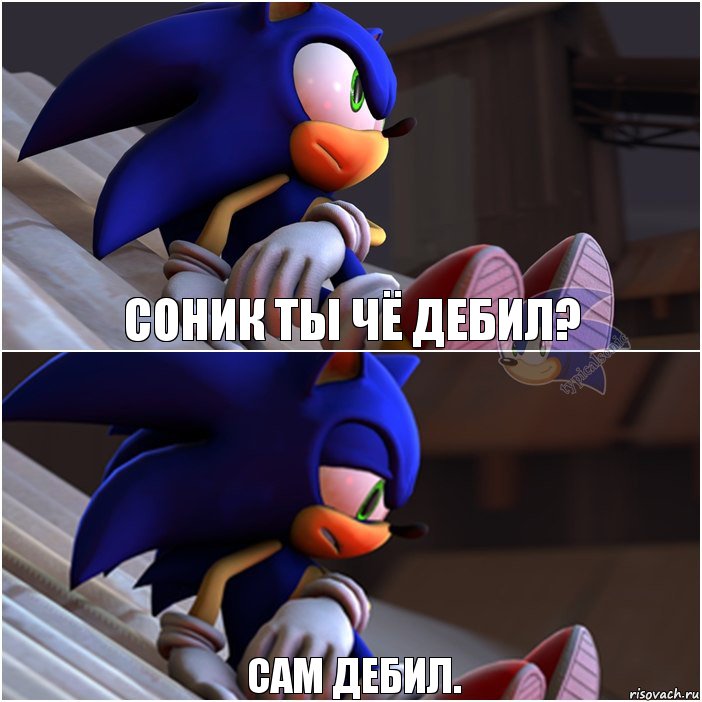 Соник ты чё дебил? Сам дебил., Комикс Sonic 1