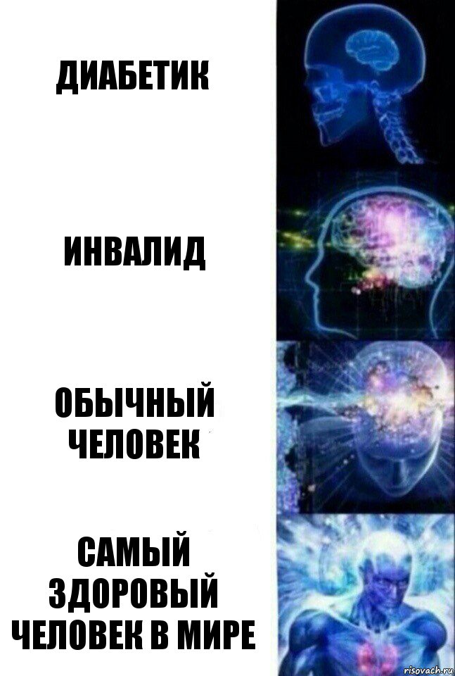 диабетик инвалид обычный человек самый здоровый человек в мире, Комикс  Сверхразум