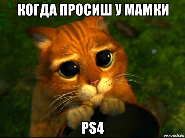 когда просиш у мамки ps4