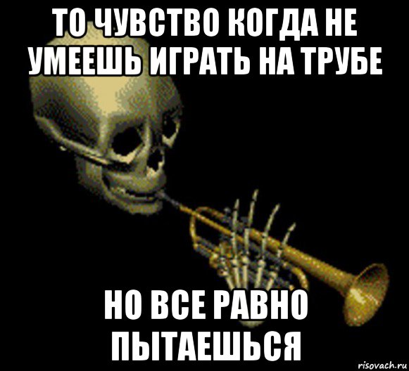 то чувство когда не умеешь играть на трубе но все равно пытаешься, Мем Мистер дудец