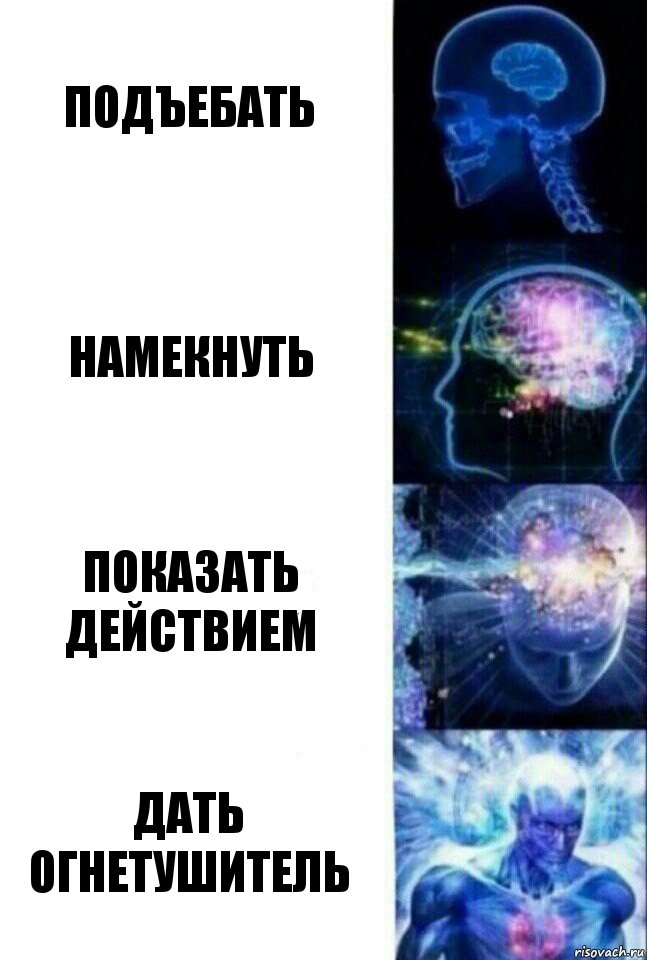 Подъебать Намекнуть Показать действием Дать огнетушитель, Комикс  Сверхразум