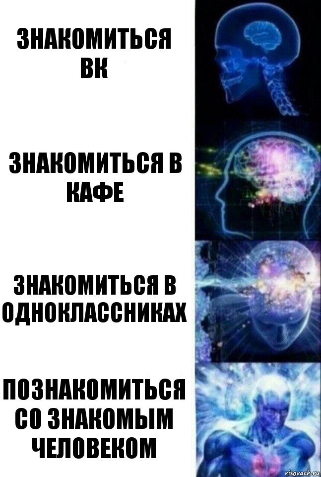 Знакомиться вк Знакомиться в кафе Знакомиться в одноклассниках Познакомиться со знакомым человеком, Комикс  Сверхразум