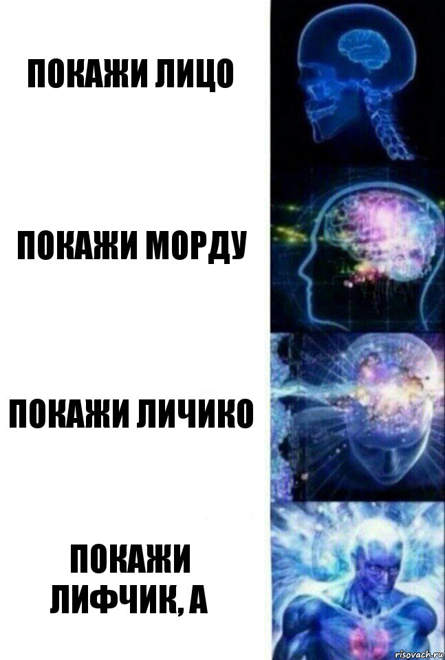 Покажи лицо Покажи морду Покажи личико Покажи лифчик, а, Комикс  Сверхразум