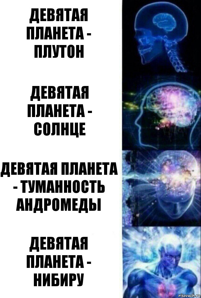 Девятая планета - плутон Девятая планета - солнце Девятая планета - туманность андромеды Девятая планета - нибиру, Комикс  Сверхразум