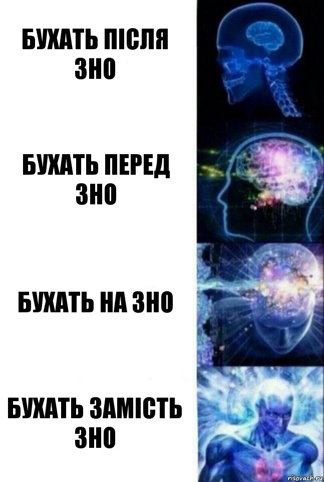 Бухать після ЗНО Бухать перед ЗНО Бухать на ЗНО Бухать замість ЗНО, Комикс  Сверхразум