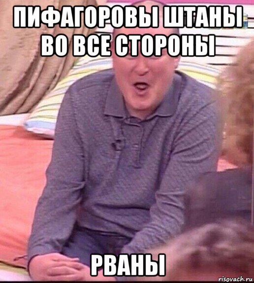 пифагоровы штаны во все стороны рваны, Мем  Должанский