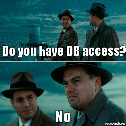 Do you have DB access? No, Комикс Ди Каприо (Остров проклятых)