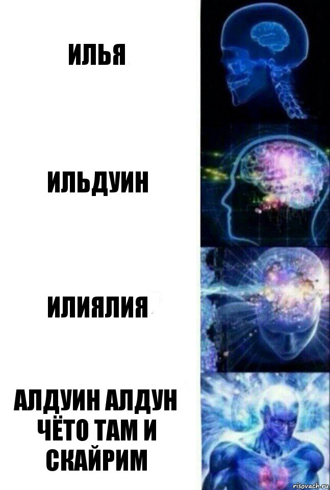 Илья Ильдуин илиялия АЛДУИН АЛДУН ЧЁТО ТАМ И СКАЙРИМ, Комикс  Сверхразум